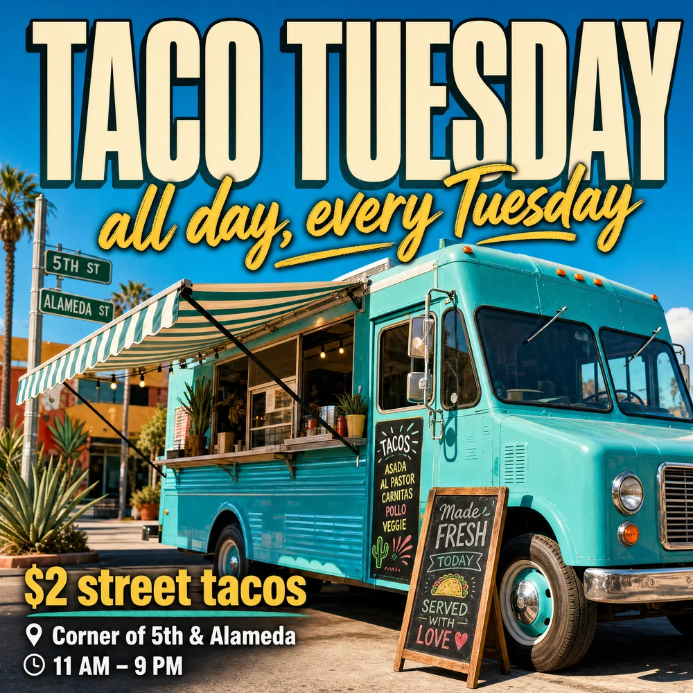 Food-truck social post